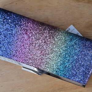 INC International Concepts Glitter Ombre Clutch
